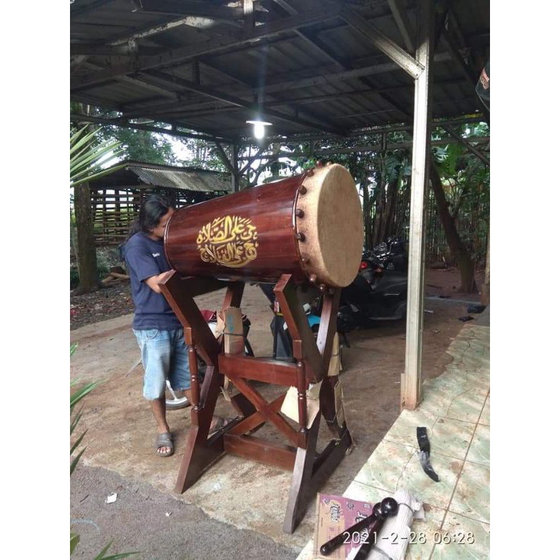 bedug kayu muka satu (bedug takbir )