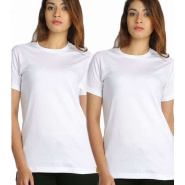 Download Kaos Polos Warna Putih Depan Belakang - Desain Kaos Menarik