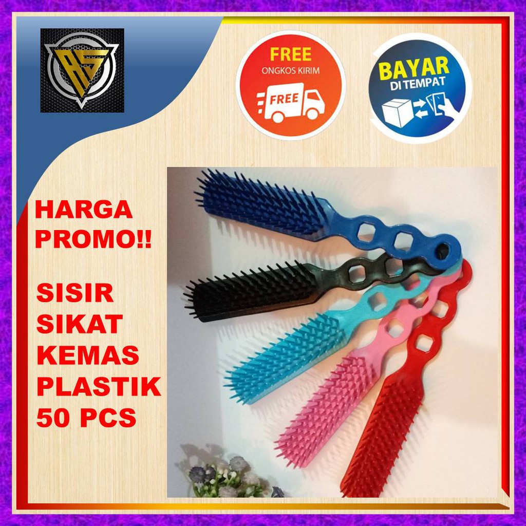 (50 PCS) Souvenir Pernikahan Sisir Sikat Kemasan Plastik Murah Sovenir Khitan Event Grosir Murah