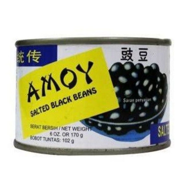 

Tausi Amoy Salted Black Beans 170gr / Kacang Hitam Kaleng / Kacang Hitam Dalam Larutan Garam /Tau si