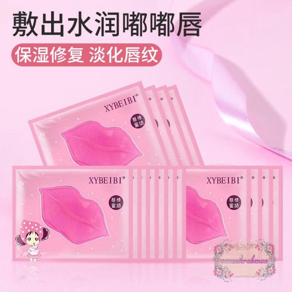 RT41 MASKER BIBIR LIP MASK LIPMASK PELEMBAB BIBIR ANTI KERING PINK COLLAGEN MOISTURIZING MOIST SB3137