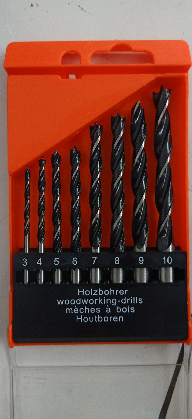 Mata Bor Kayu Set 8 Pcs / Wood Drill Bits 3-10mm