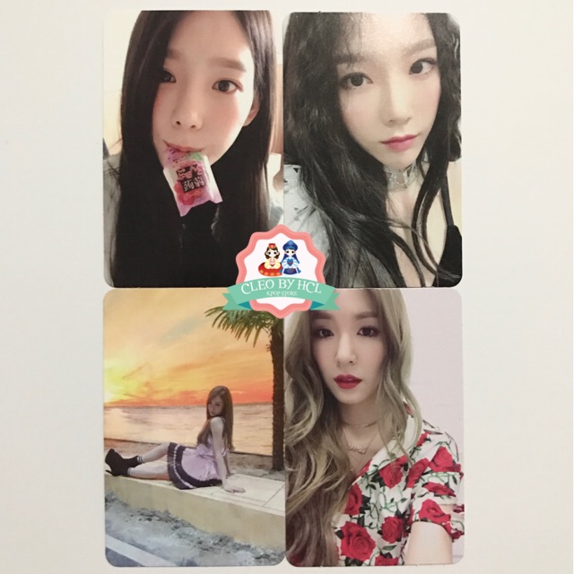 SNSD Taeyeon Tiffany Holiday Night Official Photocard Photo Card Girls Generation