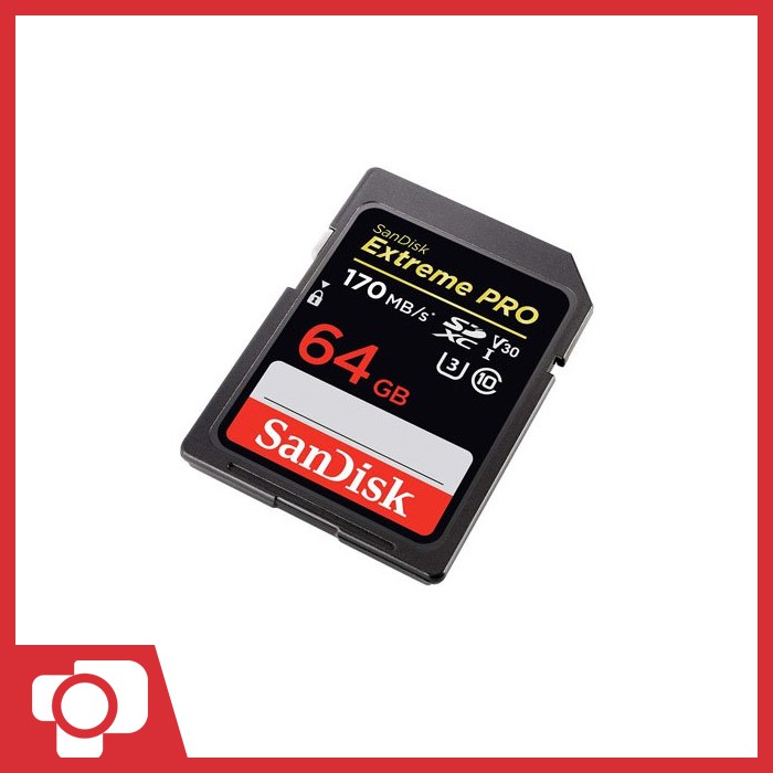 Sandisk Extreme Pro SDXC UHS-I U3 V30 170Mb/S – 64GB