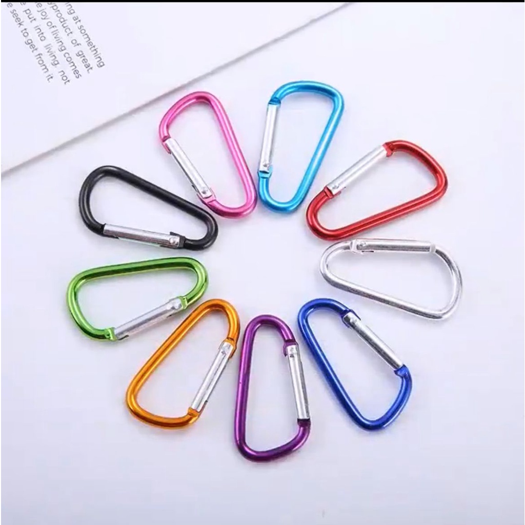 CARABINER GANTUNGAN KUNCI ALUMINIUM ALLOY / GANTUNGAN KUNCI SERBAGUNA