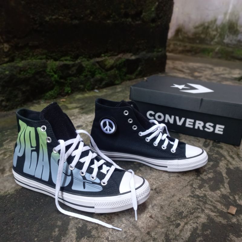 SALE DISKON UP TO 70% Converse Chuck Taylor All Star Peace Powered 167891C ORIGINAL