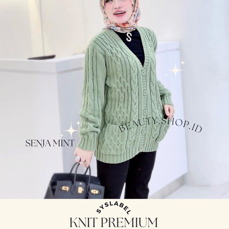 Senja Cardigan Knit Premium | Kardigan Rajut Premium A5