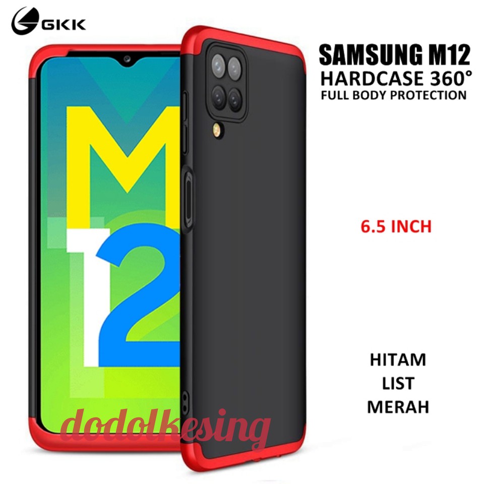 Samsung A12 Hardcase 360 Full Armor Protection GKK Original