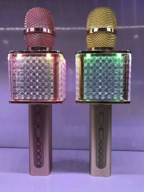 MIC KARAOKE WIRELESS BLUETOOTH YS 86 FULL COLOUR LED