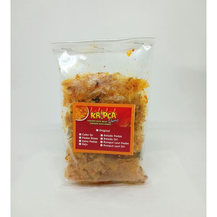 

Kripca - Kripik kaca extra pedas 50gr / Kripca Queen