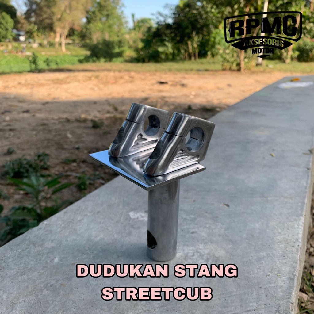ADAPTOR STANG STREETCUP DUDUKAN STIR PANGKON TRONDOL UNIVERSAL STREET CUP CUB MODIFIKASI AKSESORI ST