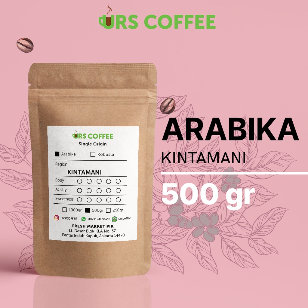 

Kopi Arabika Kintamani 500 Gram