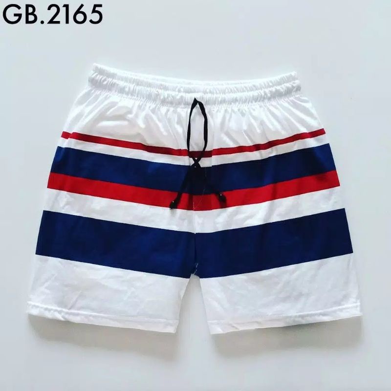Celana Pendek Pria Surfing Distro Premium Renang Pantai Santai Kolor-Boxer Salur Navy