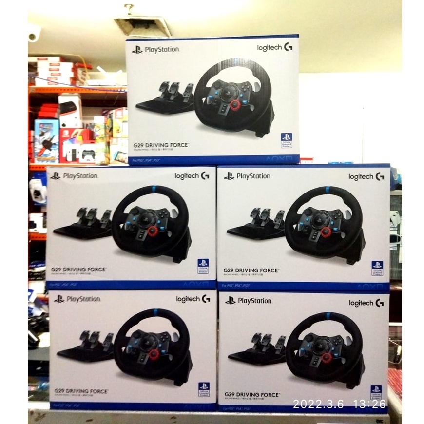 Stir Logitech G29 untuk PS3, PS4, PS5 dan PC