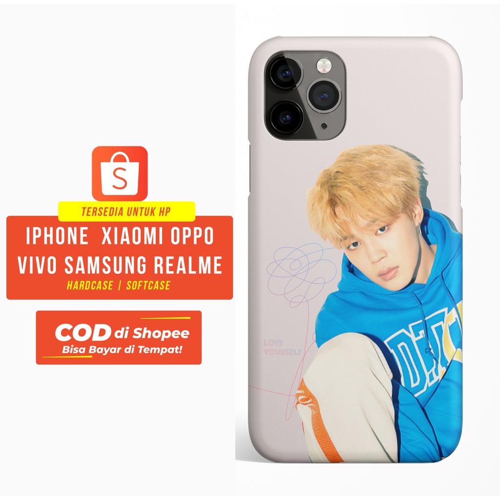 CASING HARDCASE SOFTCASE iPHONE/SAMSUNG/XIAOMI/VIVO/OPPO/REALME JIMIN BTS LOVE YOURSELF JAPAN