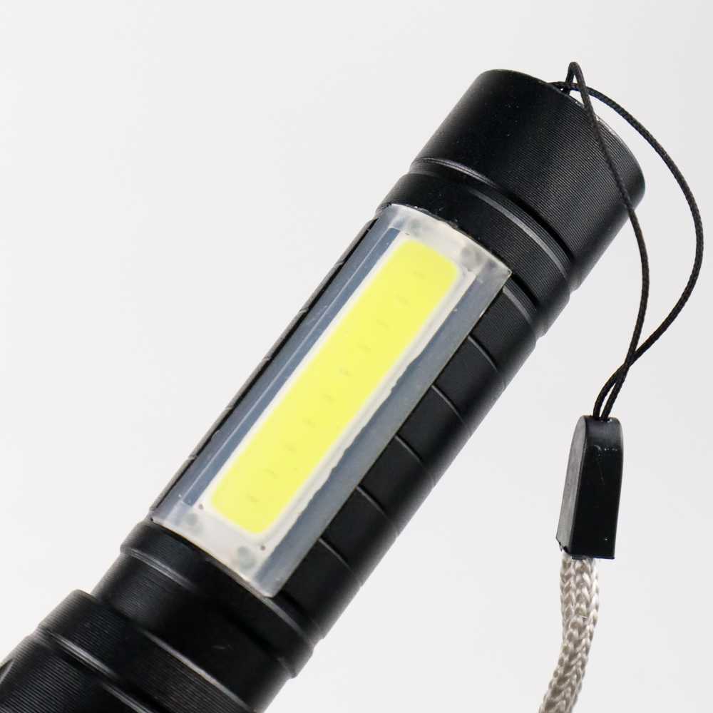 Senter LED USB Rechargeable XPE Q5 COB 2300 Lumens - 1517