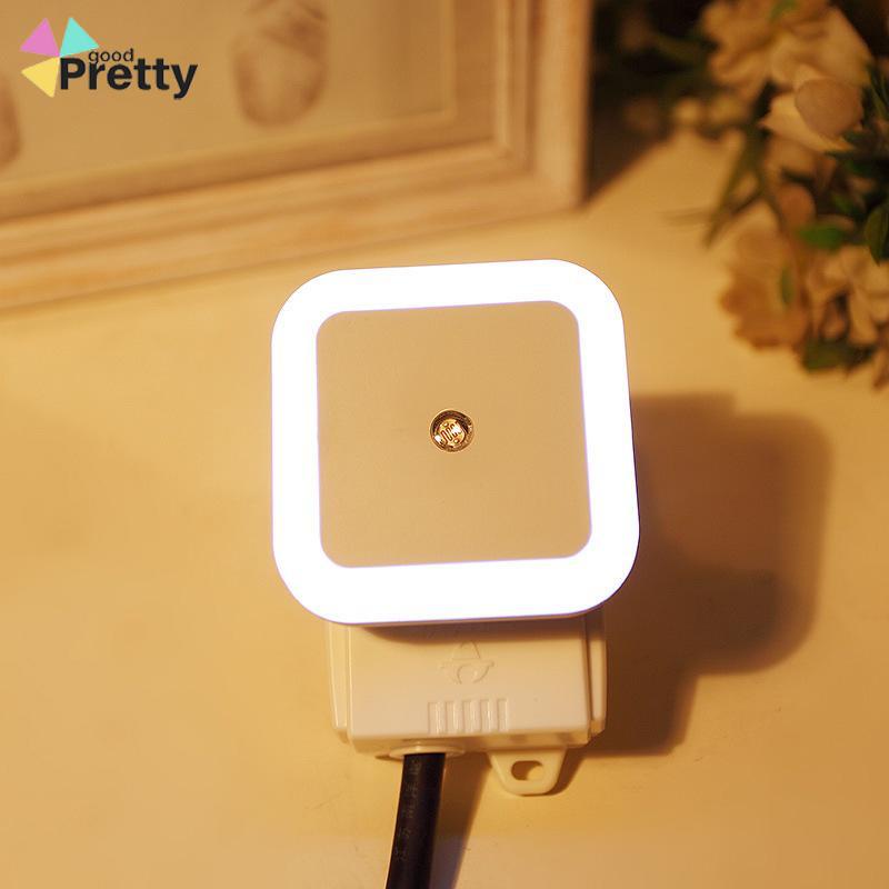 Induksi Night Light Control Plug-In Cerdas Cahaya Cahaya Lampu Lampu Bulat Ledut Bulat - PD