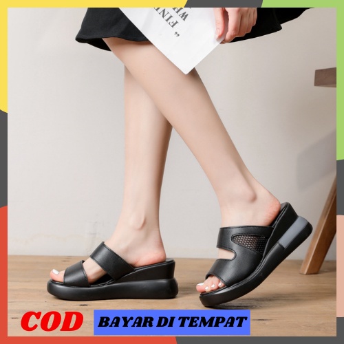 SS-SW07 Sandal Wedges Wanita Sandal Import COD Termurah