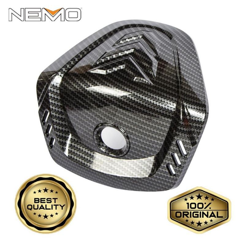 Cover Tutup Stang All New Nmax 155 2020 Carbon Nemo