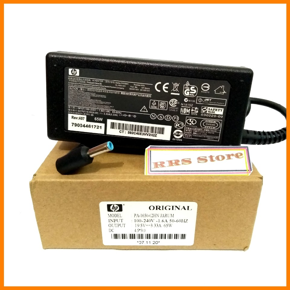 Adaptor Charger Casan Laptop HP EliteBook 840 G3 Series 19.5V 3.33A (4.5*3.0) NEW ORIGINAL