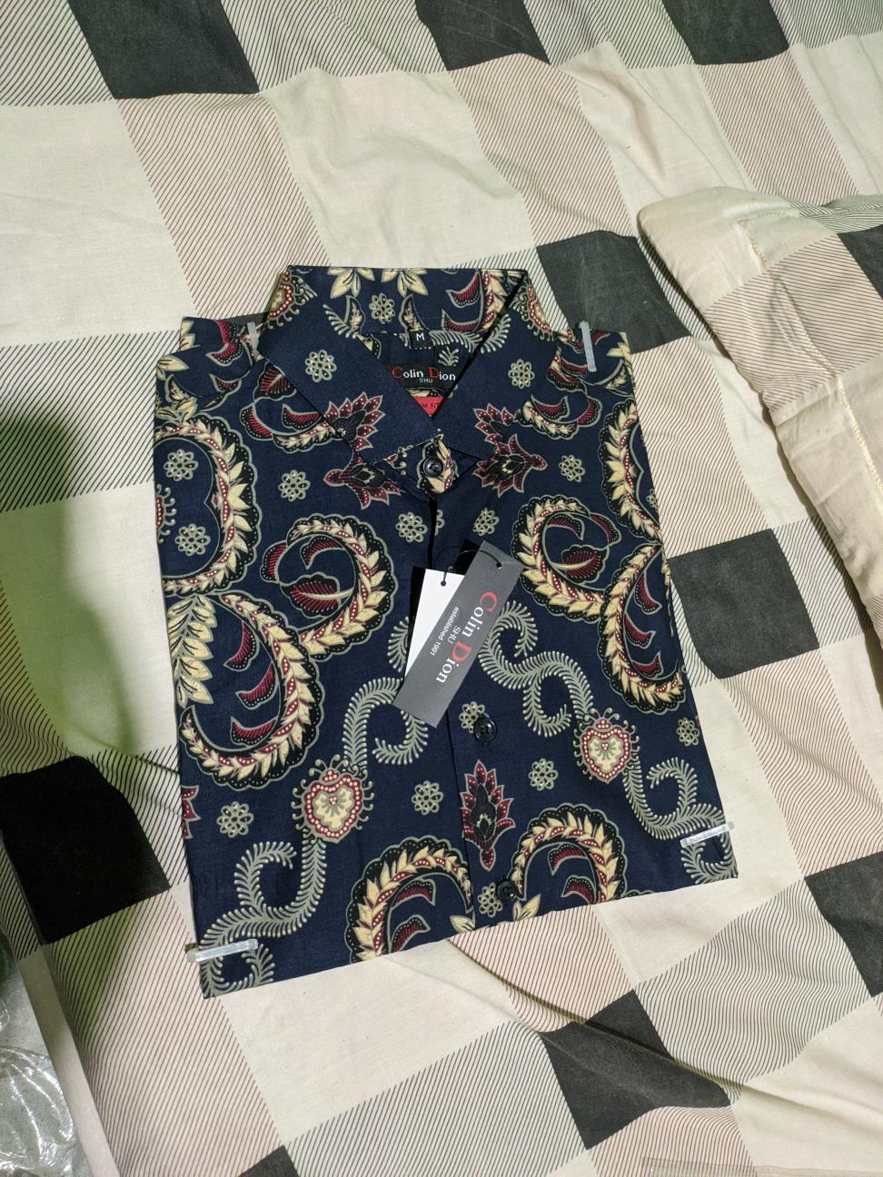 Foyl122 Kemeja Batik Pria Slimfit Mewah Linabatikdistro Unik Baju Batik Pria Best Seller