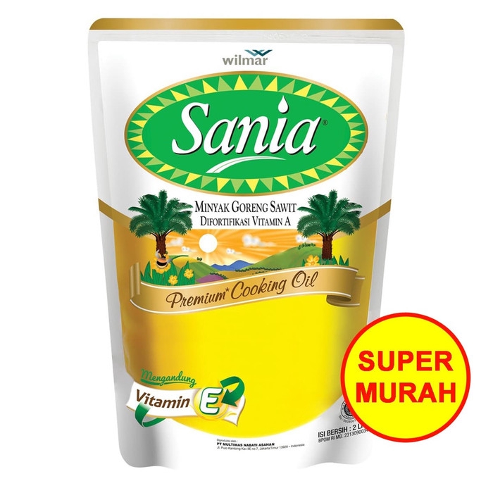 

Minyak Goreng Sania 2 Liter / lt Kemasan Refill Pouch