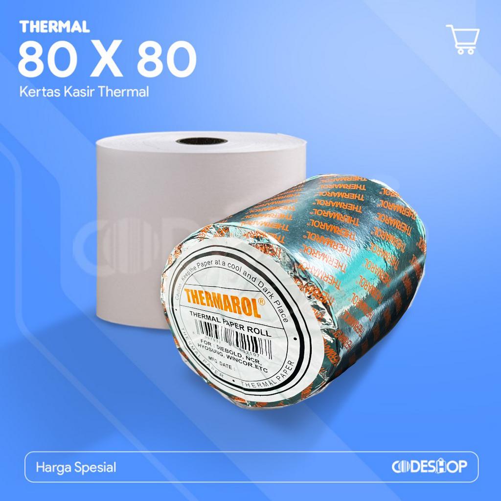 

Thermaroll Kertas Thermal Struk 80mm x 80mm Thermarol Core Kecil