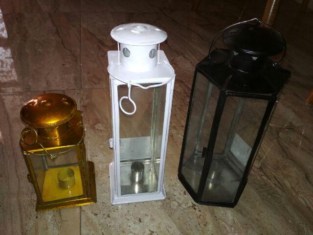 Lentera Lilin Pawn Black