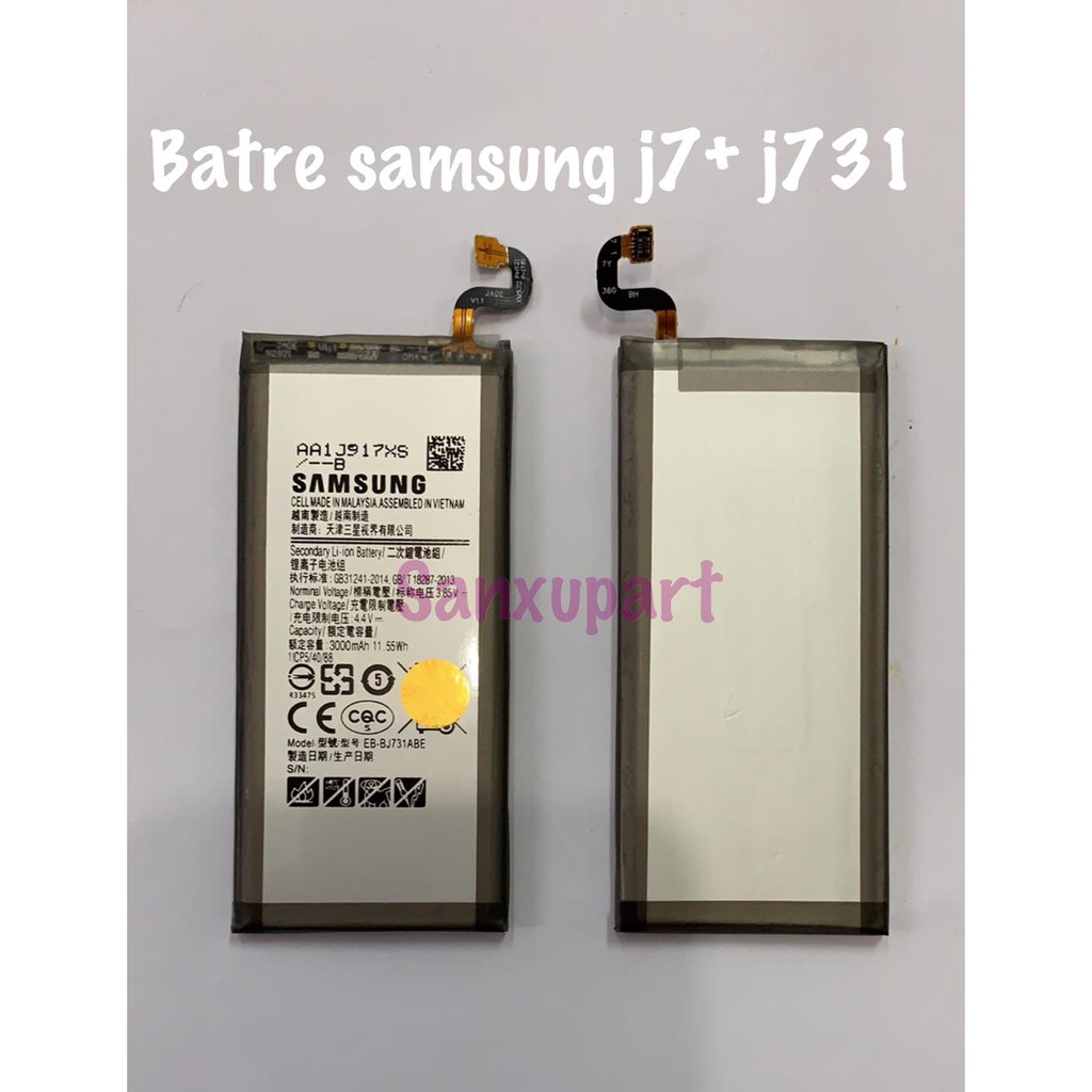 BAT BATRE BATERAI BATERE SAMSUNG GALAXY J7 PLUS J731 ORIGINAL