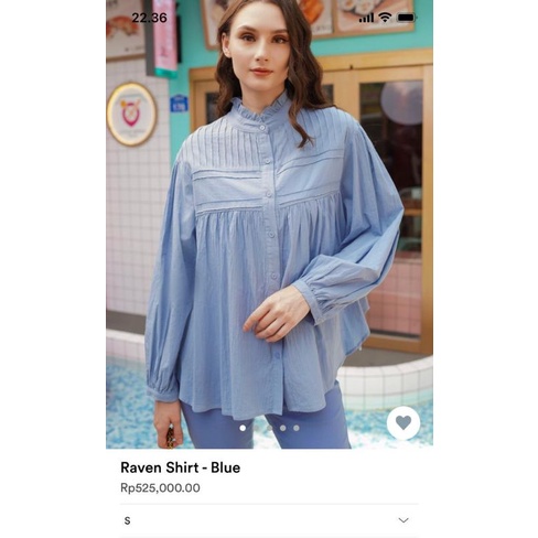 Raven shirt Benang jarum