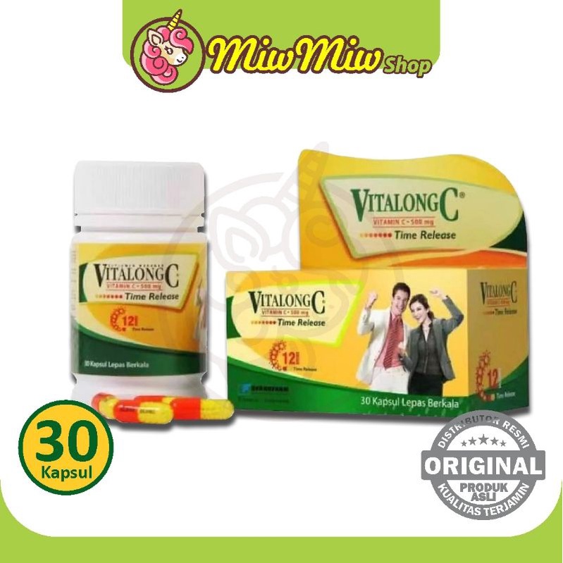 Vitalong C isi 30 kapsul