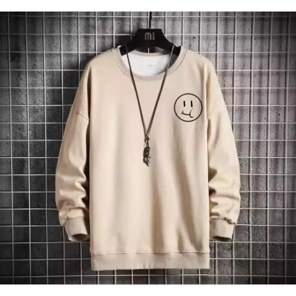 SWEATER PRIA EMOTICON CREWNECK OBLONG PRIA