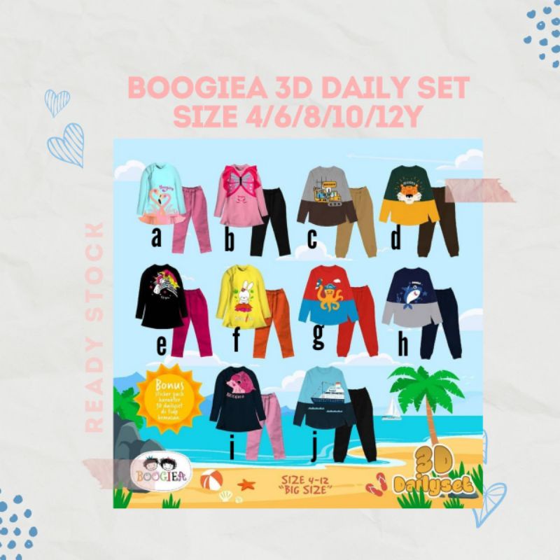 BOOGIEA 3D DAILY SET