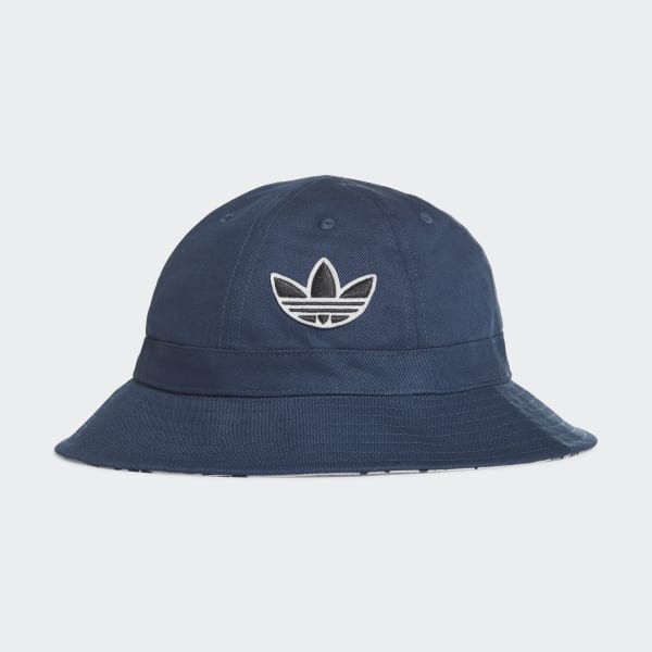 (100% ORIGINAL) Adidas Sport Bell Bucket Hat Crew Navy Trefoil Topi