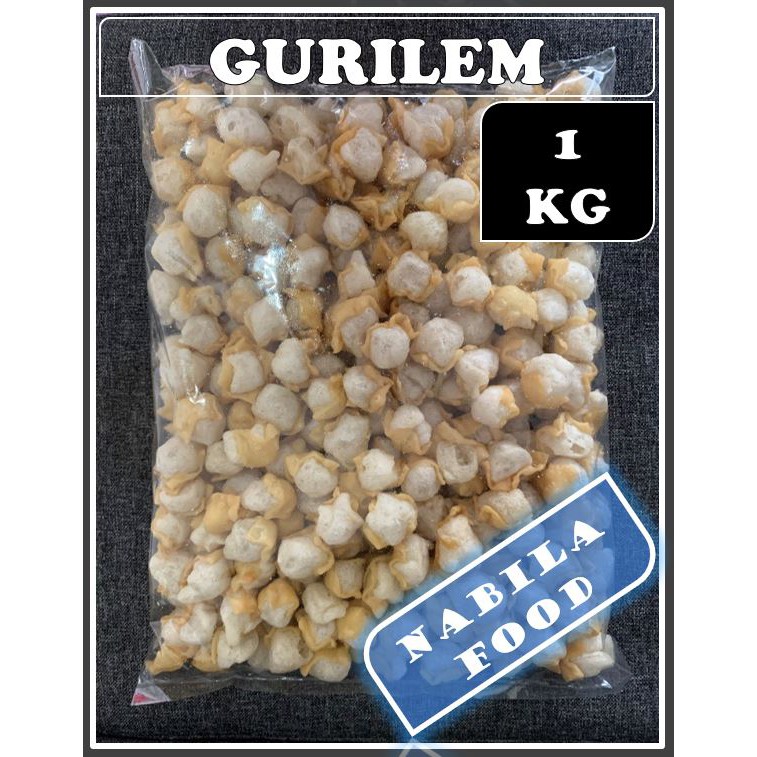 

GURILEM MINI 1 KG Siomay Kering Topping Baso Aci, Seblak, Cuanki, Mie Instan