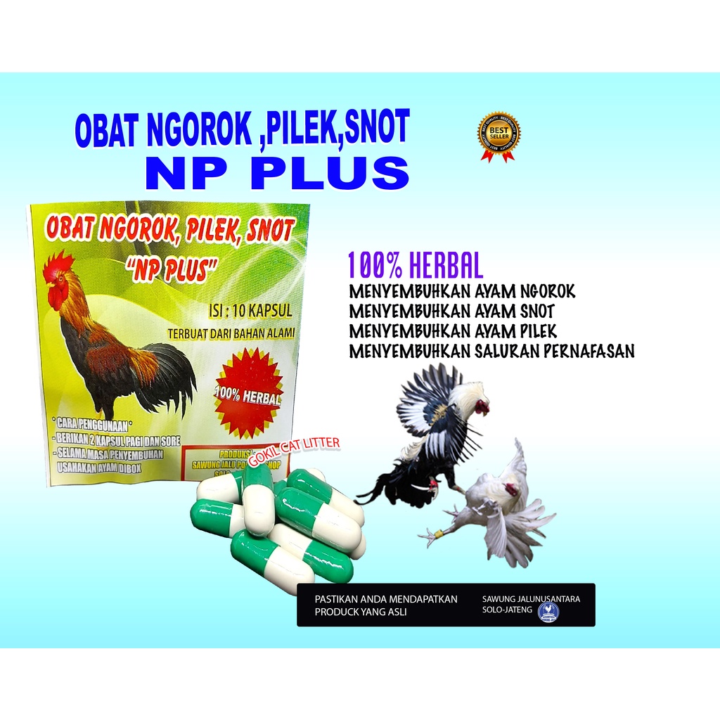 NP PLUS-OBAT NGOROK AYAM-ANTI SNOT AYAM-OBAT PILEK-OBAT PERNAFASAN AYAM-PENGUAT NAFAS AYAM