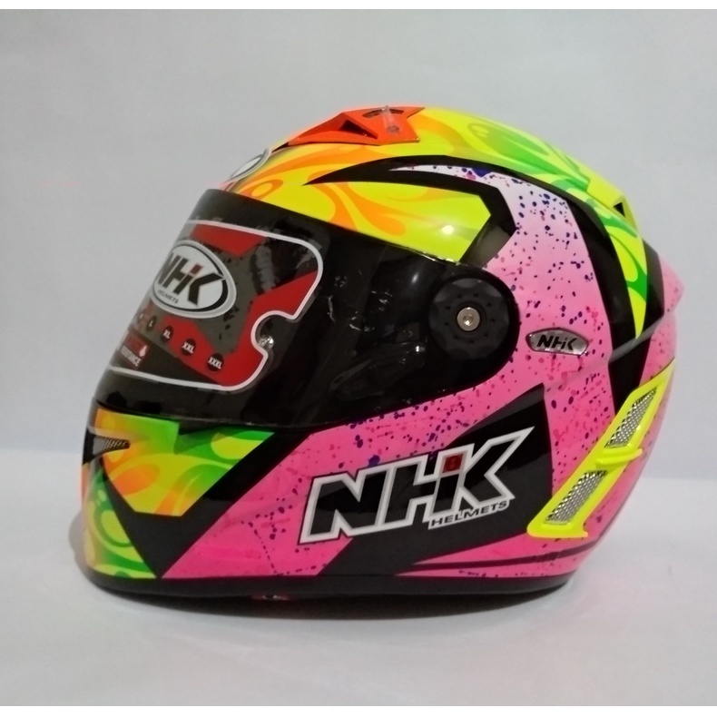 HELM  NHK  TERMINATOR  TT GP PRO  WINTER ULTRA   BLACK  PINK  DDRING  +  PINLOCK