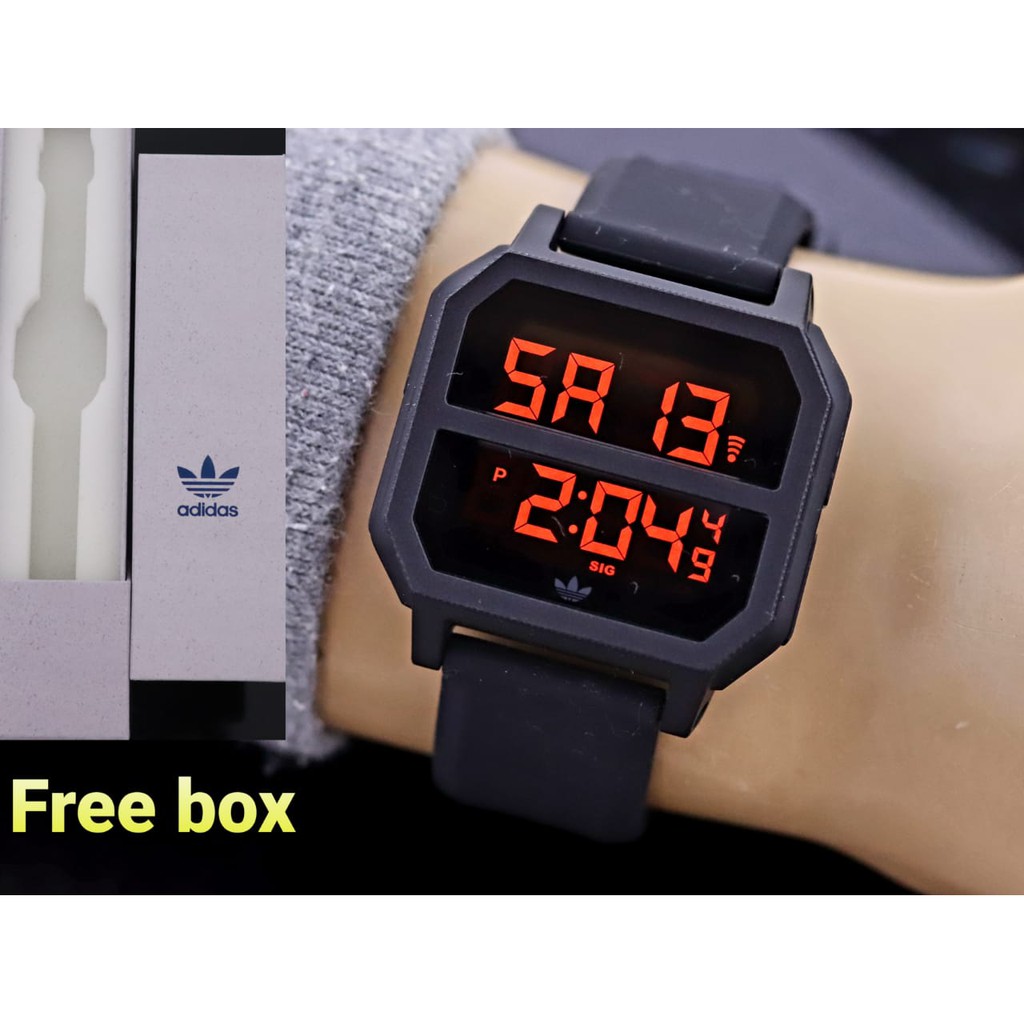 Jam Tangan Pria Sporty Digital Anti Air ADIDAS