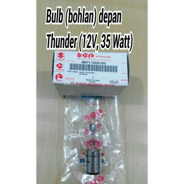 Bohlam Lampu Depan Thunder 125