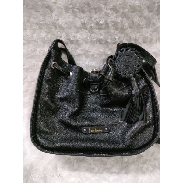 Chuya Bucket Bag by Serlium Leather