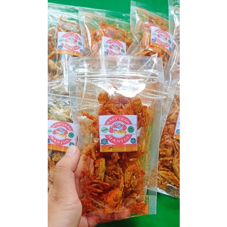 

Baby Crab Crispy Mantul 50 Gram - Kriuk dan Nikmatnya Mantap Betul !!! Jajanan Sehat dan Nikmat