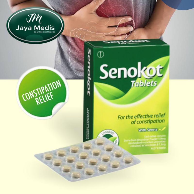 Senokot Tablets With Sena Isi 60 Tablets