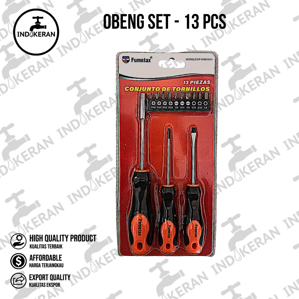 INDOKERAN - Obeng Set - 13 Pcs