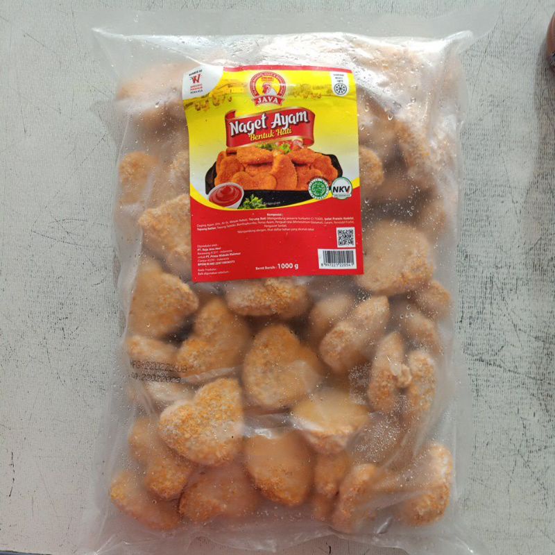 Java naget ayam bentuk hati 1kg
