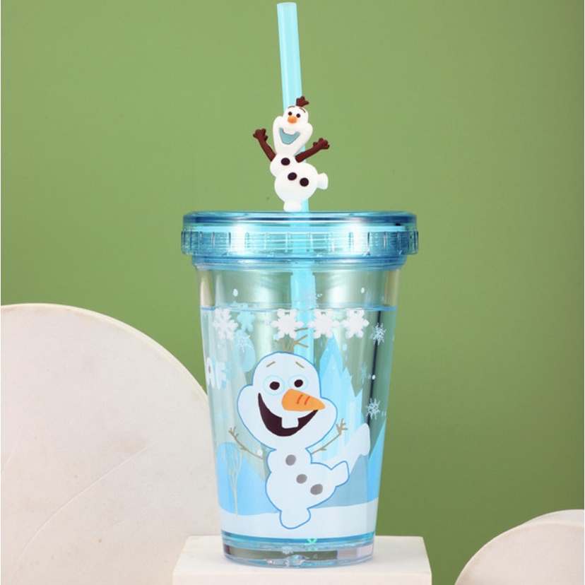 TUMBLER DISNEY OLAF DOUBLE THIN WALL/BOTOL MINUM DISNEY OLAF
