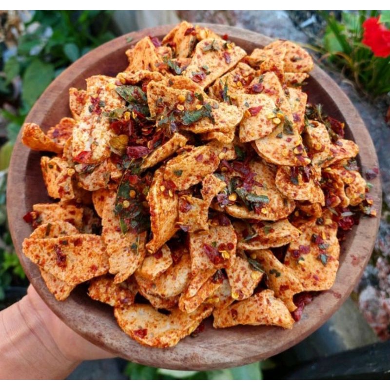 

Basreng Viral Super pedas 100gr Basreng renyah Basreng gurih anti alot