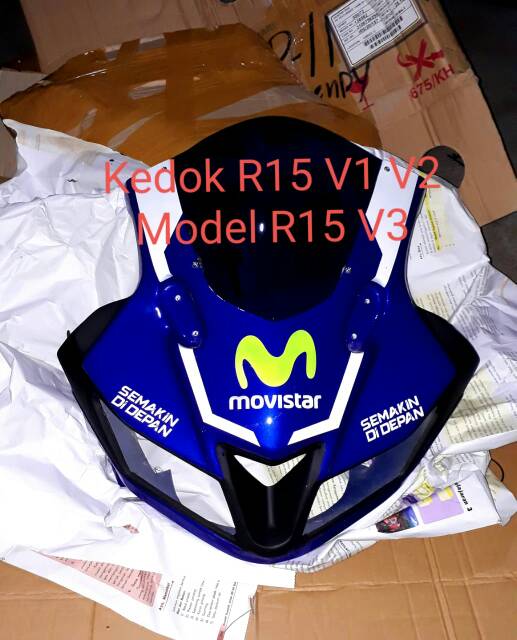 Headlamp R15 v2 v1 model New R15 v3 Kedok R15 old Tameng depan R15 headlamp R15 old Topeng R15 old