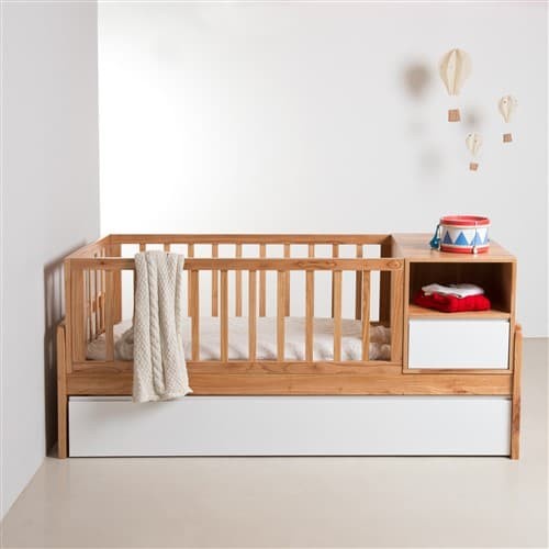 Dipan box tempat tidur bayi kayu jati