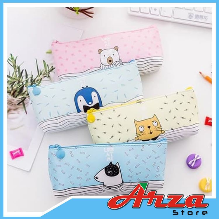 

M055 Tempat Pensil Dompet Pensil Tas Pensil Lucu Look At me ukuran 19 x 8 cm