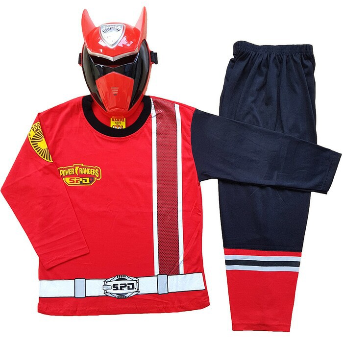 kostum power rangers spd red